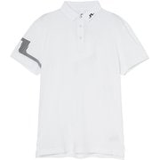 ゴルフウェアメンズ M23A Heath Strike Polo シャツ半袖 L ホワイト 071-23355-48-004