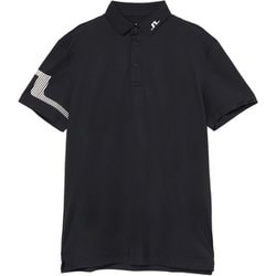 ゴルフウェアメンズ M23A Heath Strike Polo シャツ半袖 L ブラック 071-23355-48-019