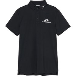ゴルフウェアメンズ M124B KV Tour Golf Polo シャツ半袖 M ブラック 071-23359-46-019
