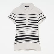ゴルフウェアレディース W25A Michelle Polo シャツ半袖 XS アイボリー 072-23350-36-006