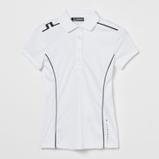 ゴルフウェアレディース W18A Leyla Polo シャツ半袖 XS ホワイト 072-23440-36-004