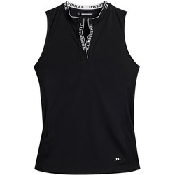 ゴルフウェアレディース W09A Leya Sleeveless Top シャツノースリーブ XS ブラック 072-23472-36-019