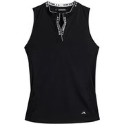 ゴルフウェアレディース W09A Leya Sleeveless Top シャツノースリーブ XS ブラック 072-23472-36-019