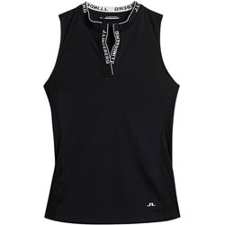 ゴルフウェアレディース W09A Leya Sleeveless Top シャツノースリーブ L ブラック 072-23472-42-019