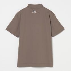 ゴルフウェアメンズ M ヘンリー君プリント半袖ハイネックシャツ シャツ長袖 L カーキ系 001-23643-50-028