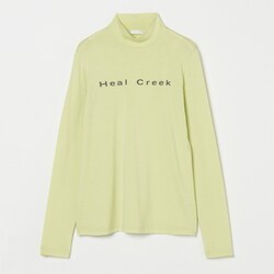ゴルフウェアレディース L リヨセルウォッシャブルベア天モックネ シャツ長袖 L ライム 002-23212-42-021