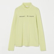 ゴルフウェアレディース L リヨセルウォッシャブルベア天モックネ シャツ長袖 L ライム 002-23212-42-021