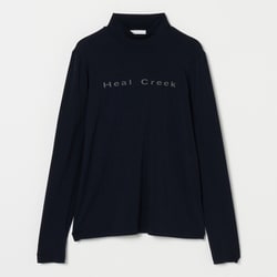 ゴルフウェアレディース L リヨセルウォッシャブルベア天モックネ シャツ長袖 M ネイビー 002-23212-40-098
