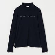 ゴルフウェアレディース L リヨセルウォッシャブルベア天モックネ シャツ長袖 L ネイビー 002-23212-42-098