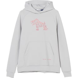 ゴルフウェアレディース L レタードヘンリー長袖フーディ ブルゾン L Lグレー 002-33210-42-011