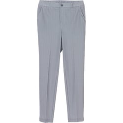 ゴルフウェアレディース L トリコットメッシュチェックパンツ パンツ XL グレー系 002-73212-44-015