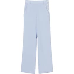 ゴルフウェアレディース L PEサッカーストライプパンツ パンツ XL サックス系 002-73510-44-093