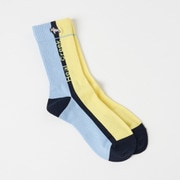 ソックス L 配色カラーソックス ソックス F ネイビー 003-43260-40-098