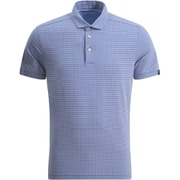 ゴルフウェアメンズ 026A ARTIGLIO シャツ半袖 XL ブルー 031-23449-50-095