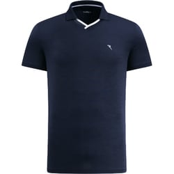 ゴルフウェアメンズ 016A AUGUST シャツ半袖 XL ネイビー 031-23540-50-098
