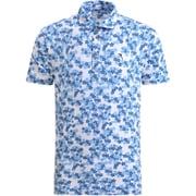 ゴルフウェアメンズ 017A ALBERGO シャツ半袖 XL サックス系 031-23542-50-193