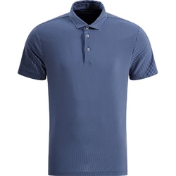 ゴルフウェアメンズ 025A ARCHITETTO シャツ半袖 XXL ネイビー 031-23545-52-098