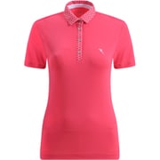 ゴルフウェアレディース 076A AVARIZIA シャツ半袖 XL ピンク 032-23442-44-073