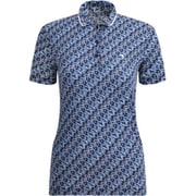 ゴルフウェアレディース 078A ADDISABEBA シャツ半袖 M ブルー系 032-23444-40-096
