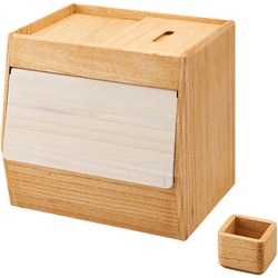 KIRISAI 米びつ 10kg 計量付き 保存 積み重ね 桐のこめ櫃 OSPO-10
