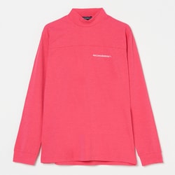 ゴルフウェアメンズ M-ソロナテンジクナガソデモックネック シャツ長袖 M ピンク 044-23211-48-073