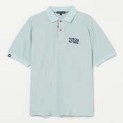 ゴルフウェアメンズ M-レイカンコットンハンソデポロ シャツ半袖 XL グリーン 044-23441-52-023