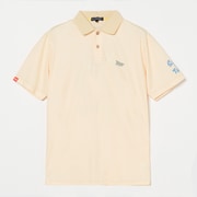 ゴルフウェアメンズ M-クールコアハンソデポロ シャツ半袖 XL イエロー 044-23447-52-032