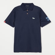 ゴルフウェアメンズ M-クールコアハンソデポロ シャツ半袖 XL ネイビー 044-23447-52-098
