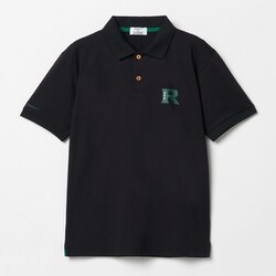 ゴルフウェアメンズ M-ソロナテンジクハンソデポロ University of Hawaii シャツ半袖 XL ブラック 044-23456-52-019