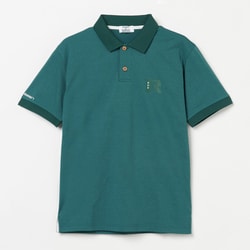 ゴルフウェアメンズ M-ソロナテンジクハンソデポロ University of Hawaii シャツ半袖 XL グリーン 044-23456-52-023