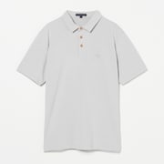 ゴルフウェアメンズ M-メッシュジャカードハンソデポロ シャツ半袖 M グレー 044-23542-48-013