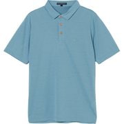 ゴルフウェアメンズ M-メッシュジャカードハンソデポロ シャツ半袖 XL モスグリーン 044-23542-52-025