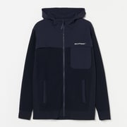 ゴルフウェアメンズ M-ニット×タフタフルジップブルゾン ブルゾン XL ネイビー 044-53211-52-098