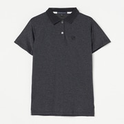 ゴルフウェアレディース L-クールベアテンジクハンソデポロ シャツ半袖 M チャコール 045-23541-40-018