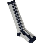 ソックス L-ライン×ロゴハイソックス ソックス F グレー 046-43263-40-013