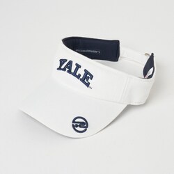 サンバイザー L-ツイルバイザー YALE Universityコラボ バイザー F オフホワイト 046-53467-40-005