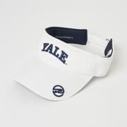サンバイザー L-ツイルバイザー YALE Universityコラボ バイザー F オフホワイト 046-53467-40-005