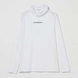 ウォームアンダーウェア L-UVインナーシャツ シャツ長袖 M ホワイト 048-23444-40-004