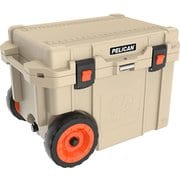 45QW Elite エリートクーラーボックス タン/オレンジ 75.3×50.8×48.9cm 正規品 45QW-2-TAN