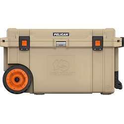 65QW Elite エリートクーラーボックス タン/オレンジ 92.7×49.8×50.8cm 正規品 65QW-2-TAN