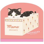 限定 ダイカットメモ ねこハラ ピンク M05304