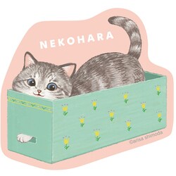限定 ダイカットステッカー ねこハラ サバトラ BM03566