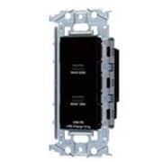 WTL1488B [埋込充電用USBコンセント2ポート 最大60W USB-C 金属枠付 ブラック 1個]