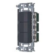WNSS50442H [SO-STYLE 埋込スイッチセット スイッチE×2＋C マットグレー 1個]