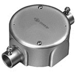 DS66311K [ねじなし電線管用付属品 ねじなし丸型露出ボックス 2方出 E31 1個]