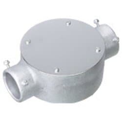 DS6639P [ねじなし電線管用付属品 ねじなし丸型露出ボックス 2方出 E39 1個]