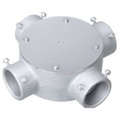 DS6851P [ねじなし電線管用付属品 ねじなし丸型露出ボックス 4方出 E51 1個]
