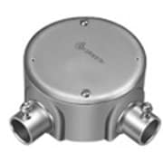 DS69311K [ねじなし電線管用付属品 ねじなし丸型露出ボックス 直角2方出 E31 1個]