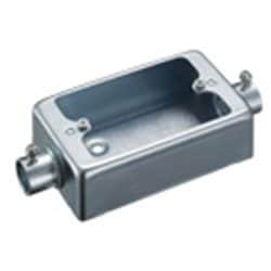 DS71191K [ねじなし電線管用付属品 ねじなし露出スイッチボックス 1コ用2方出 E19 1個]