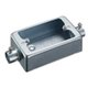 DS71311K [ねじなし電線管用付属品 ねじなし露出スイッチボックス 1コ用2方出 E31 1個]
